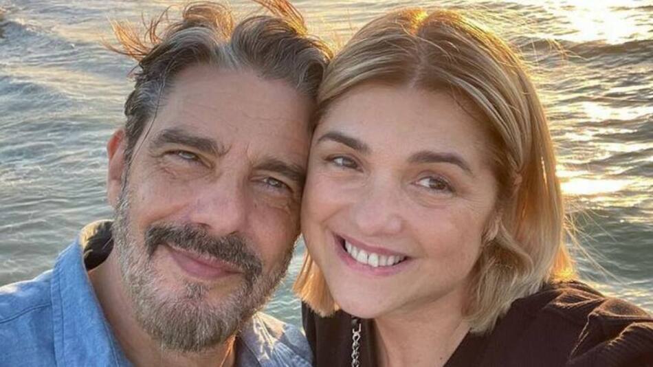 Araceli González y Fabián Mazzei, de vacaciones. Foto: Instagram @araceligonzalez67