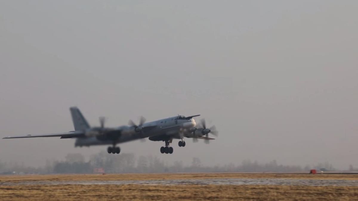 Avión bombardero ruso. Foto: Reuters.