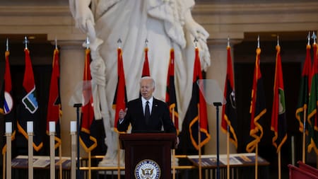 Joe Biden en el Capitolio. Foto: REUTERS.