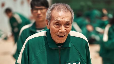 El abuelo; El Juego del Calamar. Foto: Twitter @squidgame.