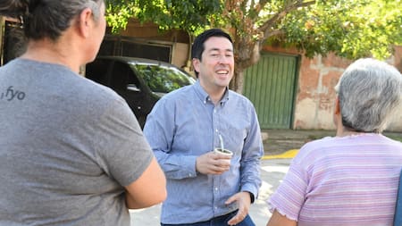 Leonardo Nardini inauguró el pavimento de la calle Eustaquio Frías.