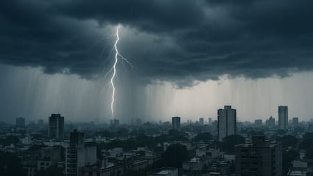 Fin de semana largo bajo alerta: llegan lluvias intensas, tormentas fuertes y ráfagas que podrían rozar los 90 km/h