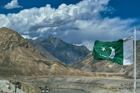 Bandera de Pakistán. Foto: Unsplash.