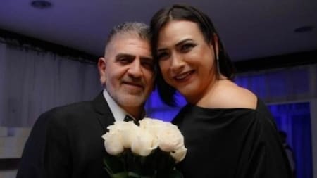 Boda trans en iglesia de Ushuaia