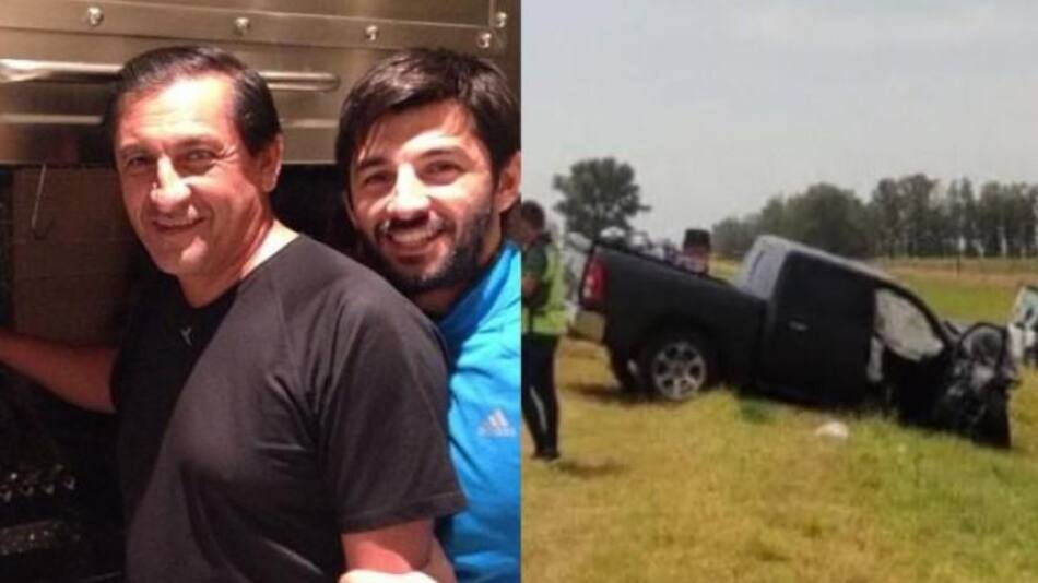 Michael Díaz, accidente de tránsito. Foto: Télam y redes sociales
