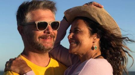 Fernanda Calleón y Ricky Diotto, ex pareja. Foto: NA.