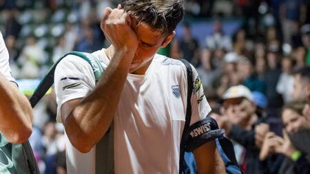 Lesión de Tomas Etcheverry en el Argentina Open. Foto: NA.