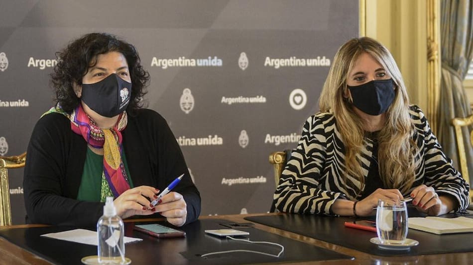 Carla Vizzotti, ministra de Salud de la Nación, Ministerio de Salud, Cecilia Nicolini, asesora presidencial, NA