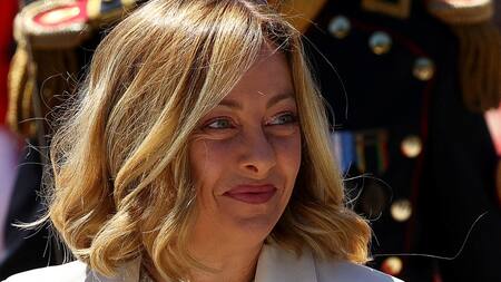 Giorgia Meloni, primera ministra de Italia. Foto: Reuters.