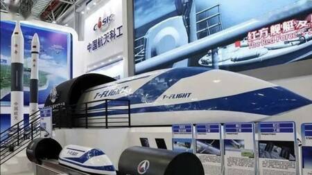 El tren ultrarrápido de China. Foto: CASIC.