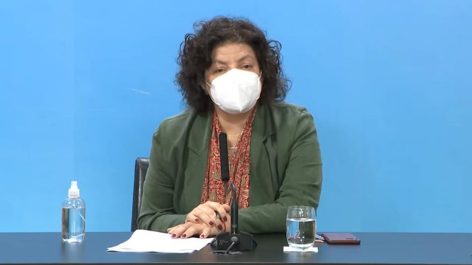 Carla Vizzotti, ministra de Salud de la Nación