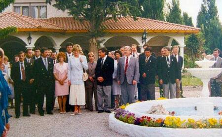La visita de Lady Di a Gaiman ocurrió en 1995. Foto: Archivo NA