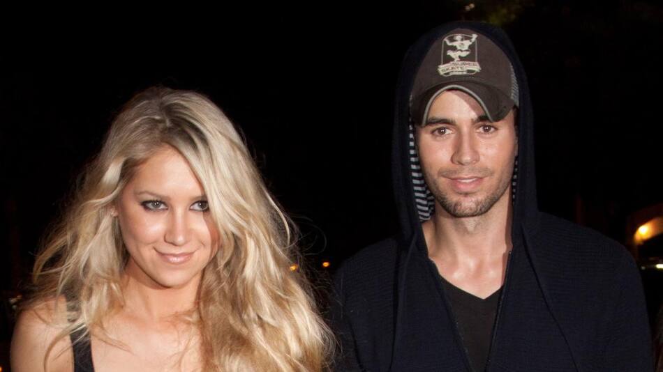 Enrique Iglesias y Anna Kournikova