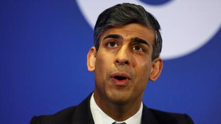Rishi Sunak, primer ministro británico. Foto: Reuters