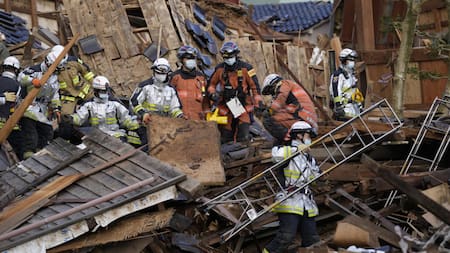 Terremoto en Japón. Foto: EFE.