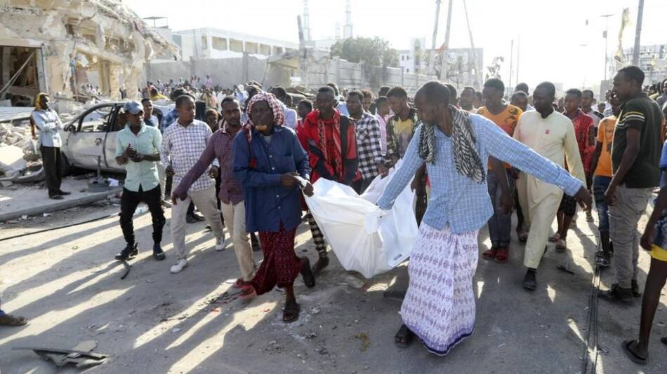 Brutal atentado en Somalía. Foto: Télam.