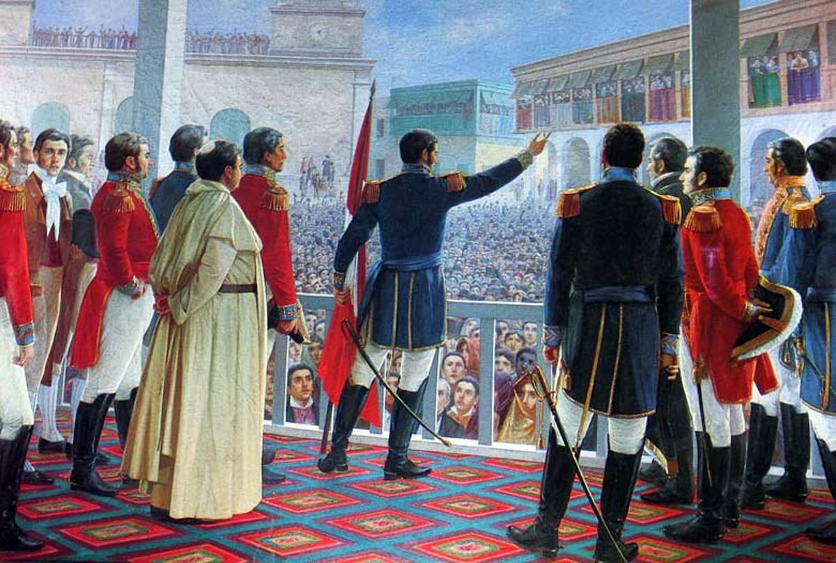 San Martín fue nombrada Protector del Perú