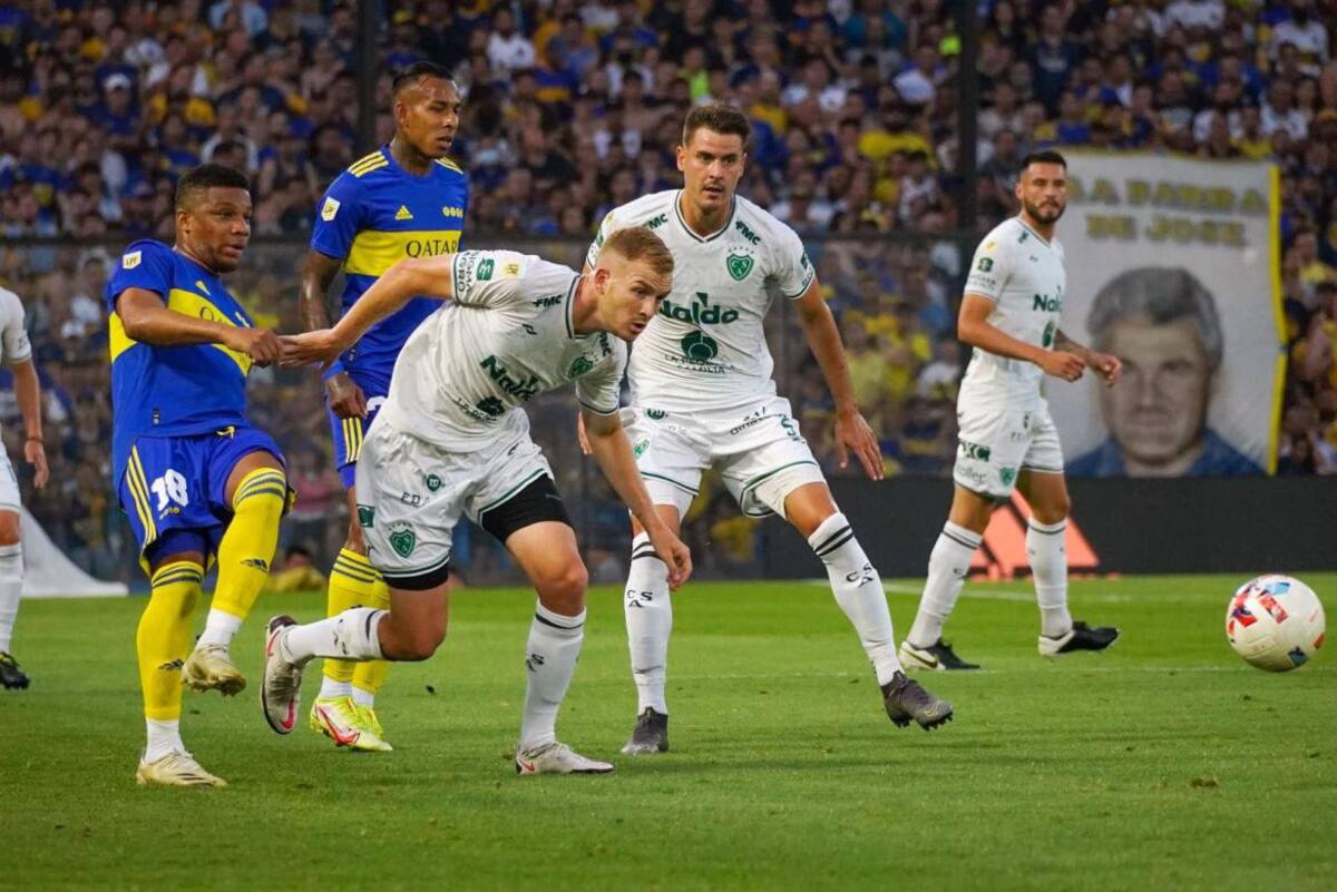Boca vs Sarmiento, fútbol argentino, NA