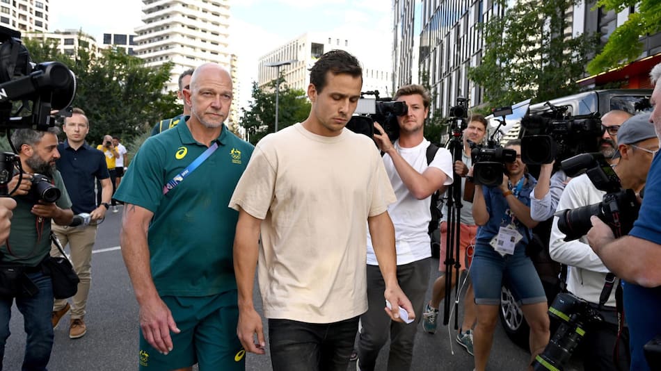 Tom Craig, el jugador de la selección de hockey de Australia detenido. Foto: EFE.
