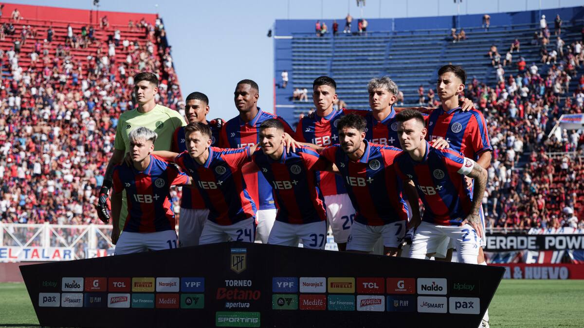 Plantel de San Lorenzo. Foto: X @SanLorenzo