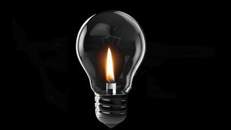 Cortes de luz - energía eléctrica - lamparita y vela