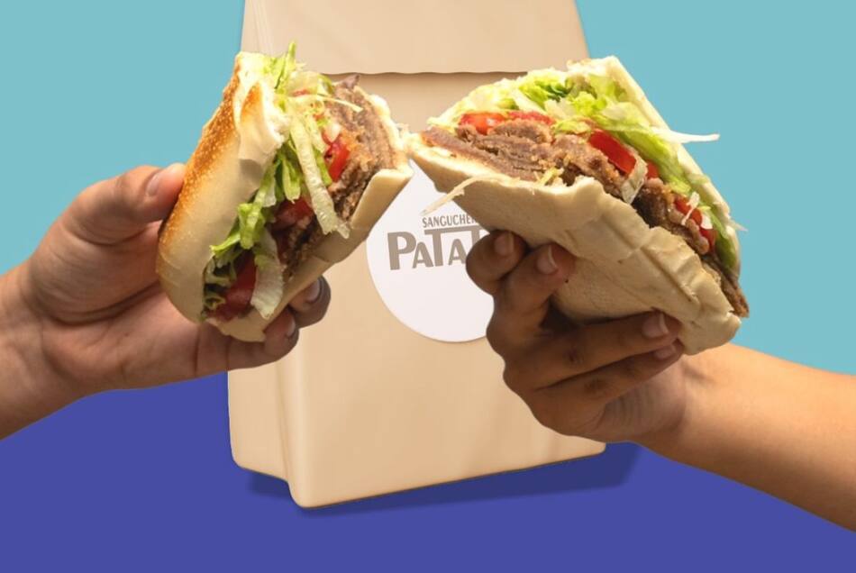 Sándwich de milanesa. Foto/Instagran: @patatasangucheria