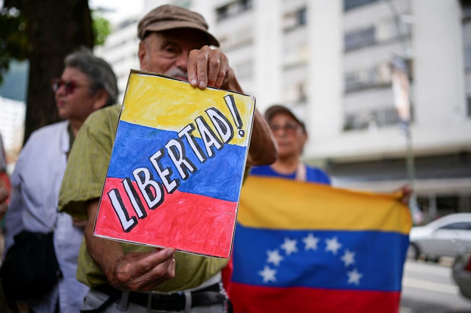 Protestas contra el Gobierno de Maduro, en Venezuela. Foto: Reuters.