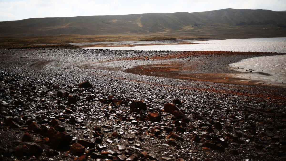 Sector de Milluni, en Chacaltaya, Bolivia. Foto: EFE.