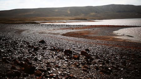 Sector de Milluni, en Chacaltaya, Bolivia. Foto: EFE.