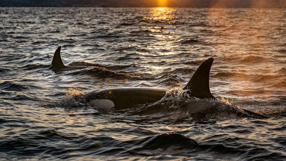 Orcas. Foto: Unsplash.