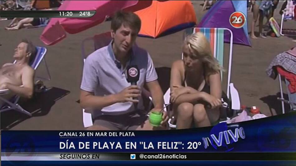 Mate en la playa (Canal 26)