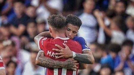 Alexis Mac Allister y Enzo Fernández.