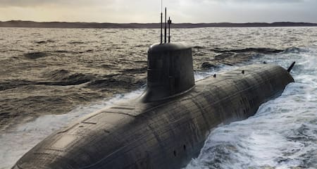 Presentación del nuevo submarino nuclear británico Dreadnought. Foto: BAE Systems