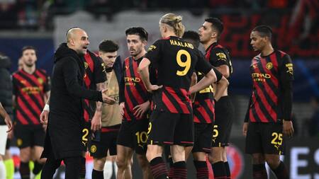 Pep Guardiola; Red Bull Leipzig vs. Manchester City. Foto: Reuters