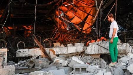 Irak, incendio. Foto: Reuters