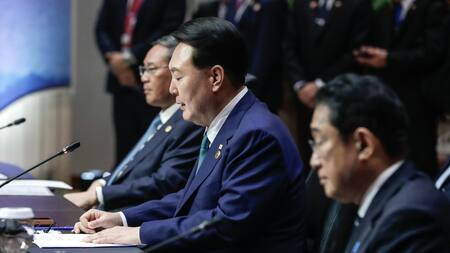 Presidente surcoreano, Yoon Suk-yeol. Foto: EFE.