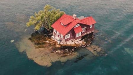 La curiosa historia de la isla Just Room Enough