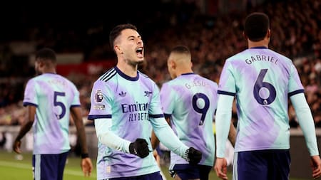 Arsenal vs Brentford, Premier League. Foto: Reuters