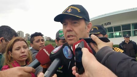 Gabriel González, jefe del Área Naval Atlántica y de la Base Naval de Mar del Plata