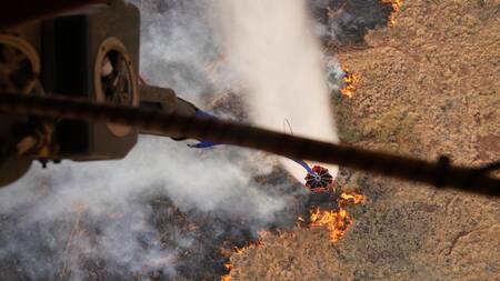 Incendios forestales en Hawai. Foto: EFE