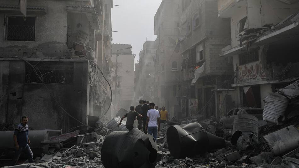 Ataques a Gaza. Foto: EFE.