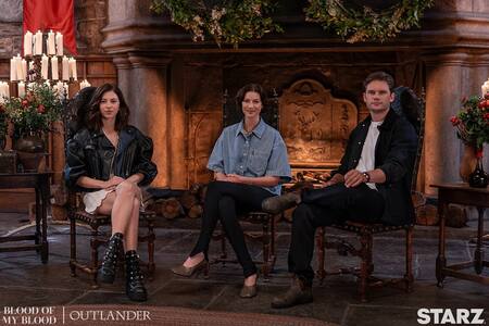 Los elencos de Outlander y Blood Of My Blood se juntaron en el Día Mundial de Outlander. Foto Instagram @outlande_starz