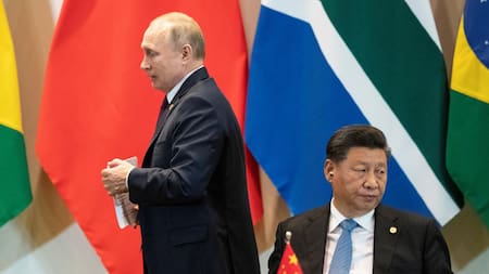 Xi Jinping y Vladimir Putin. Foto: REUTERS