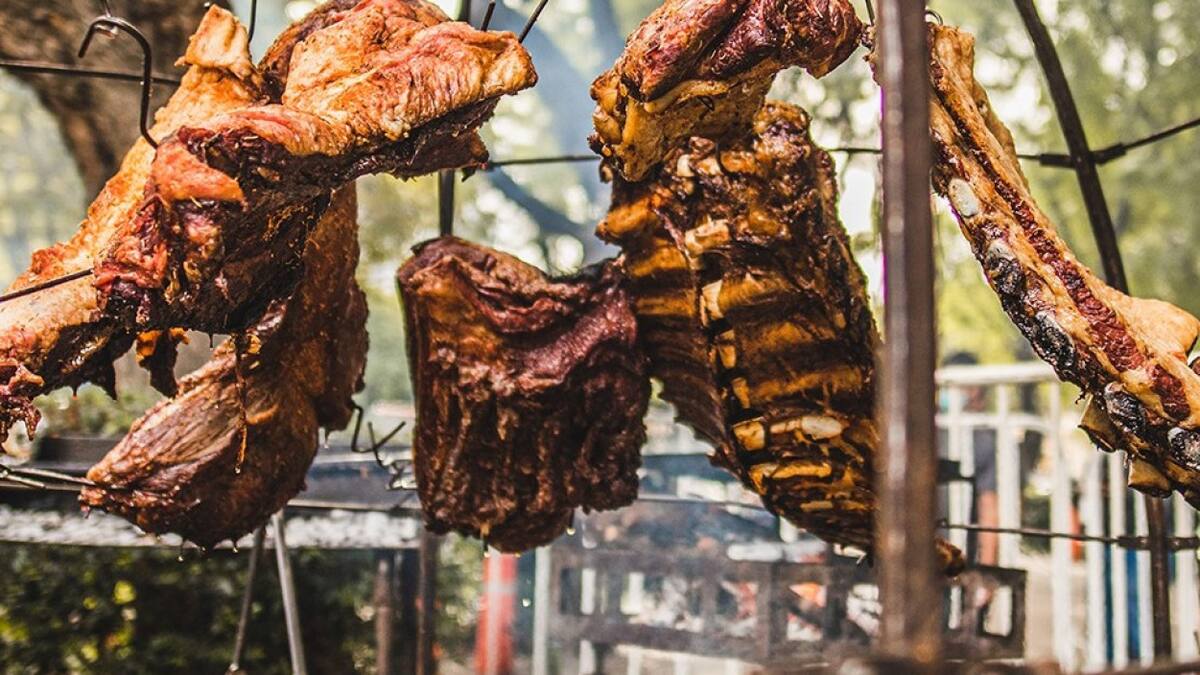 Asado, comida. Foto: Instagram @bsasmarket