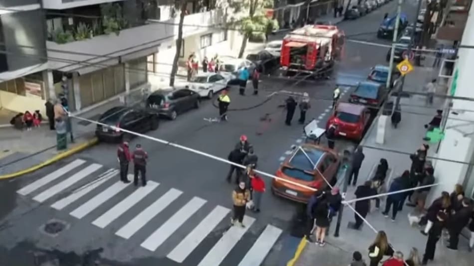Incendio en un edificio de Almagro