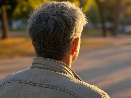 Pelo, cabello, canas. Foto: Grok.