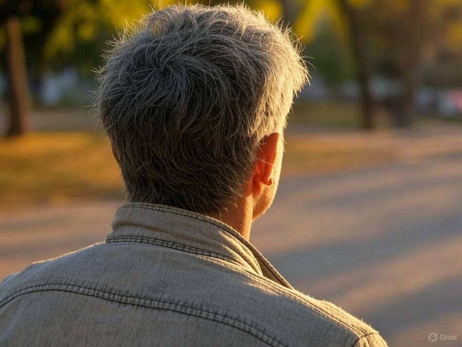 Pelo, cabello, canas. Foto: Grok.