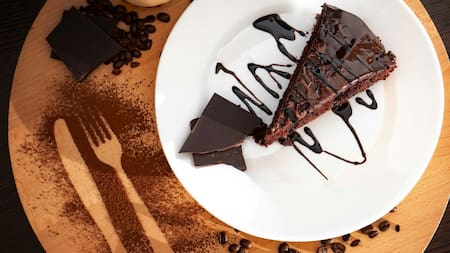 Torta de chocolate. Foto: Unsplash.