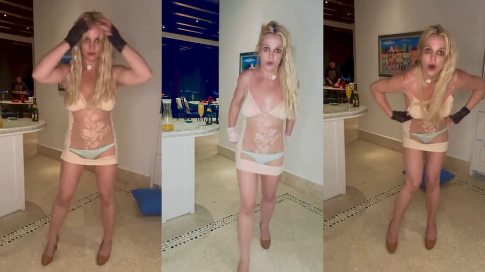 El nuevo video de Britney Spears que preocupó a sus fans. Foto: captura video.