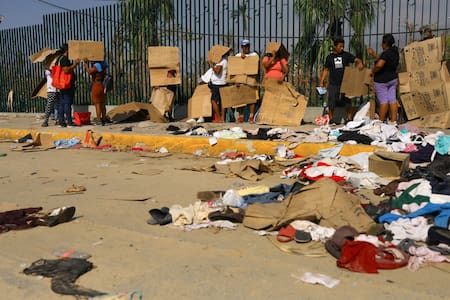 Basura en Acapulco después del Huracán Otis. Foto: Reuters.
